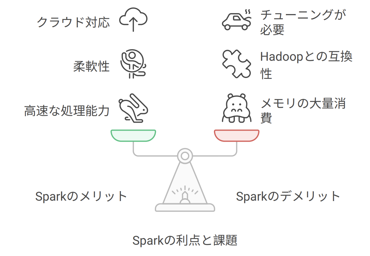 Sparkの利点と課題
