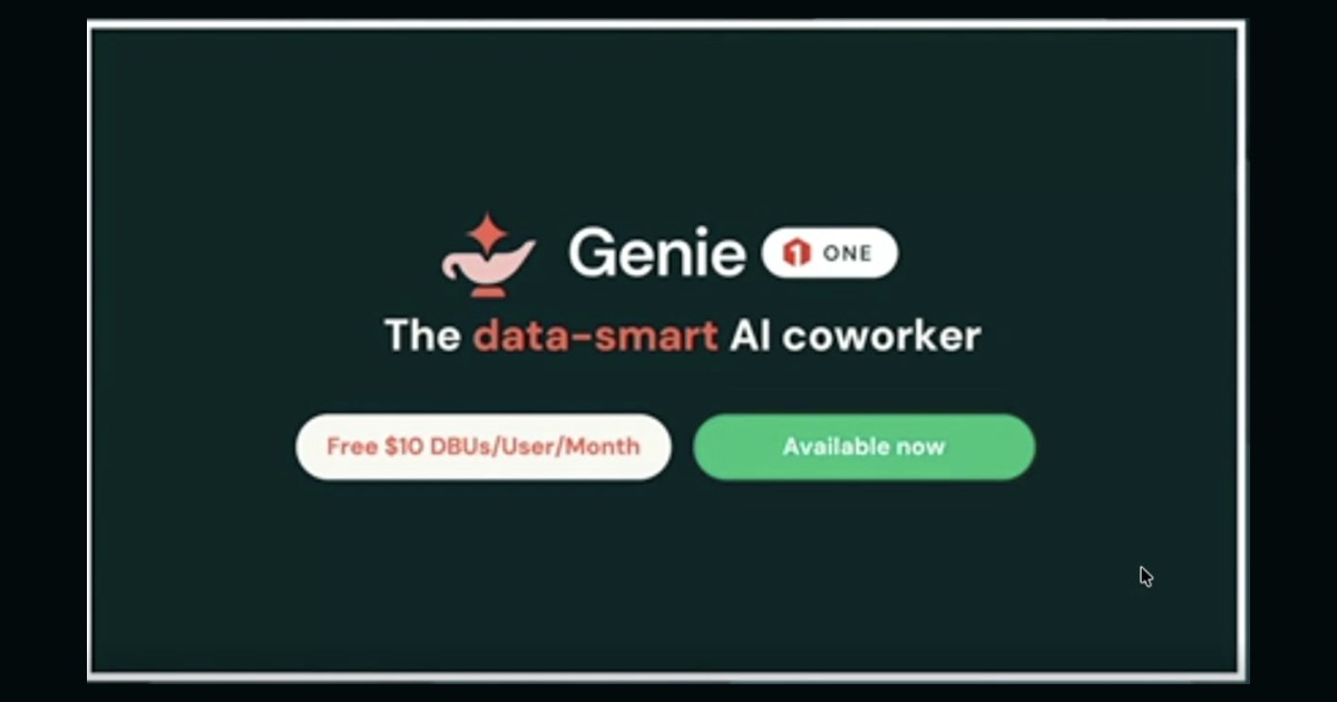 Genie One — The data-smart AI coworker
